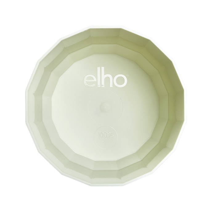 facet rond 26cm theegroen